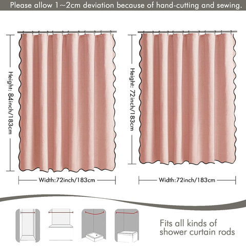 MIULEE faux linen fabric provides privacy without transparency and a premium look