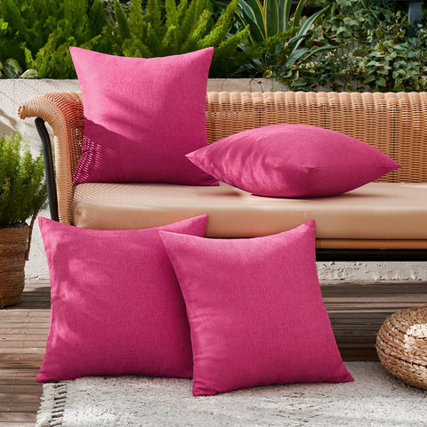 MIULEE waterproof polyester fabric protects cushions outdoors.