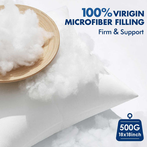 MIULEE pillow inserts resist water, keeping filling dry through splashes and light rain.