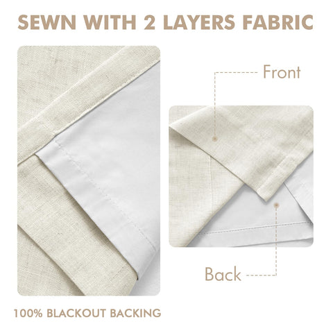 MIULEE weighted 12g corners ensure straight hangs and neat silhouette