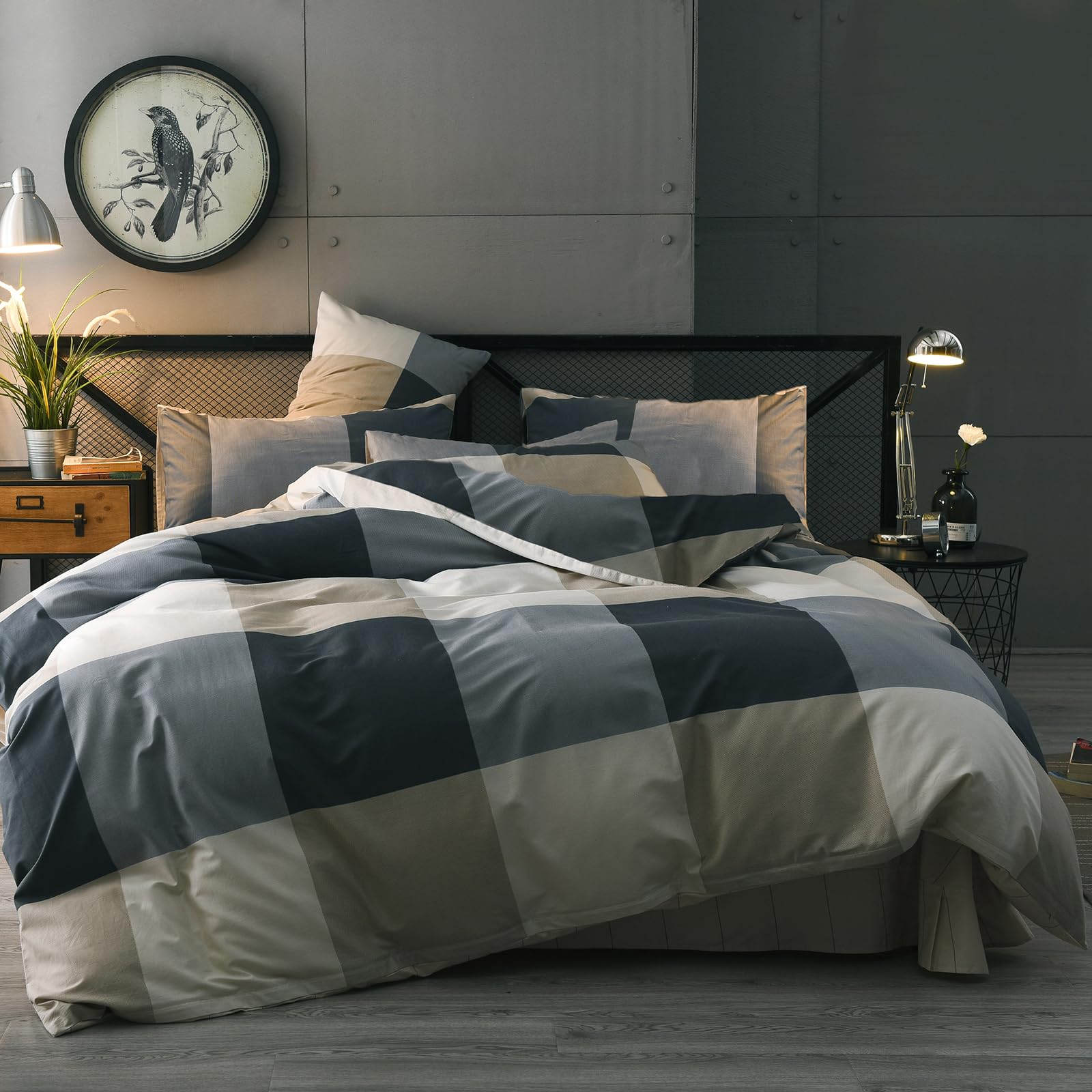 Mixinni full comforter set with geometry pattern for a modern, cozy upgrade.