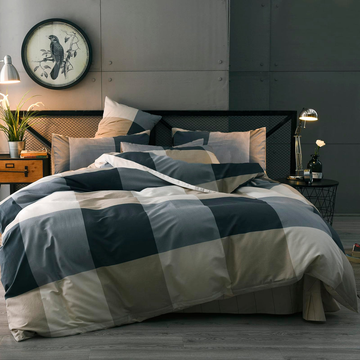 Mixinni full comforter set with geometry pattern for a modern, cozy upgrade.