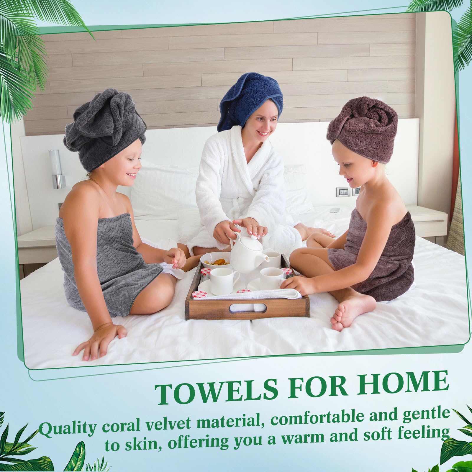 Mixweer hand towels on rack demonstrate compact, quick-dry design.