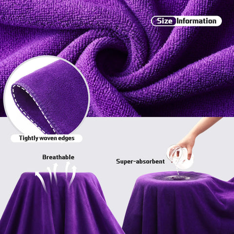 Close-up of Mixweer microfiber towel highlighting ultra-soft feel and absorbency.