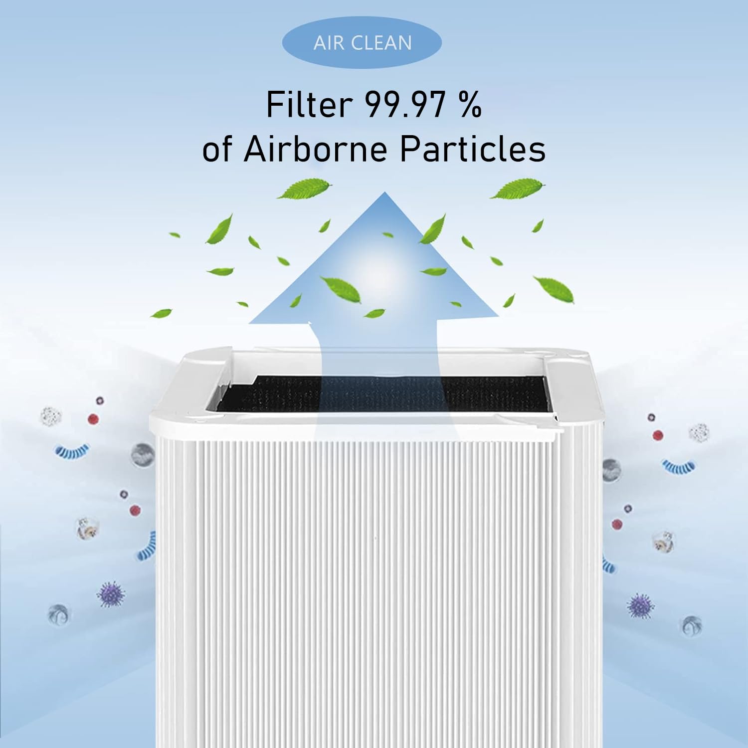 Close-up of Mixzeny activated carbon layer for odor control