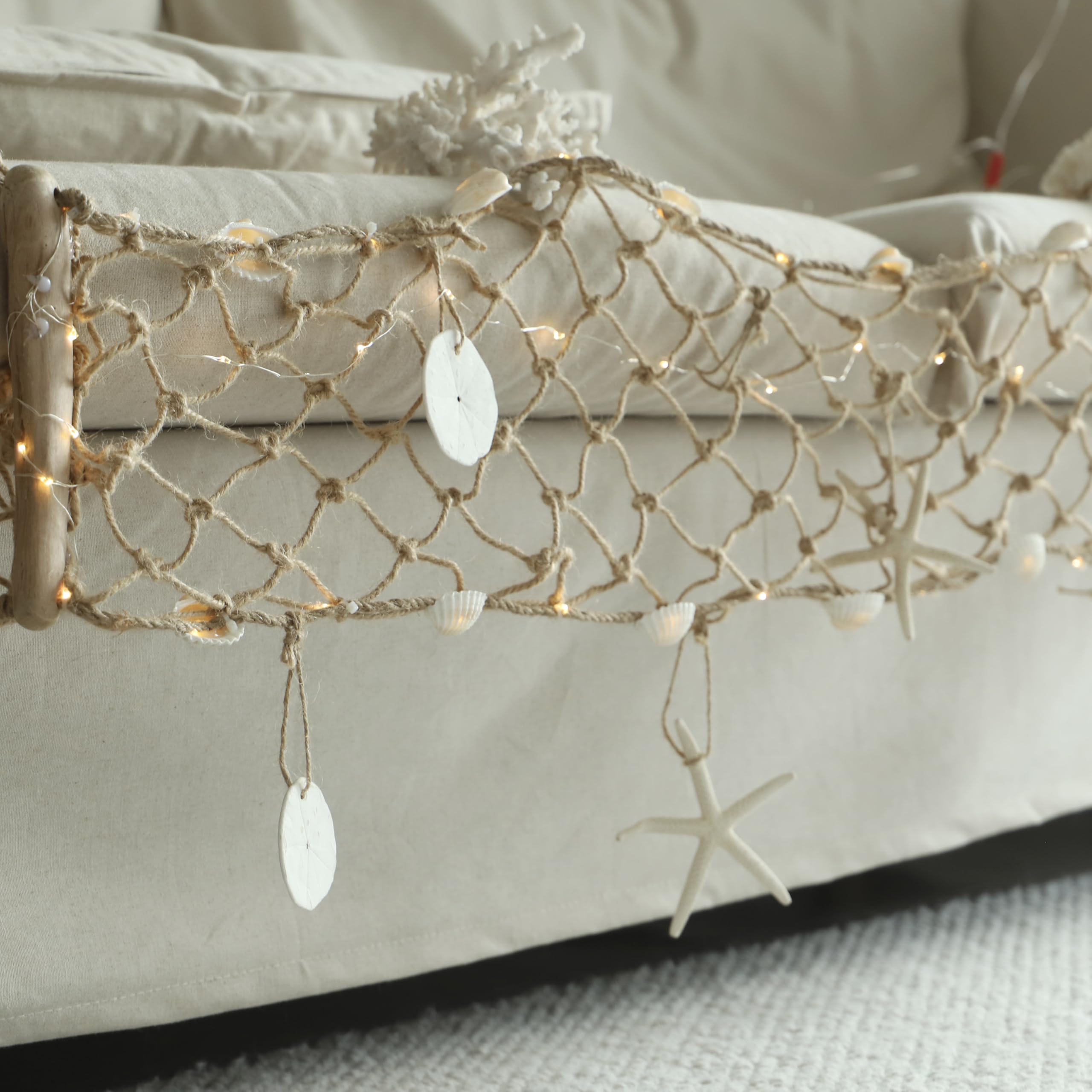 MIYA LIFE 6ft rectangular net lights fit narrow spaces.