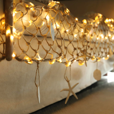 MIYA LIFE warm white ocean lights create a cozy night mood.
