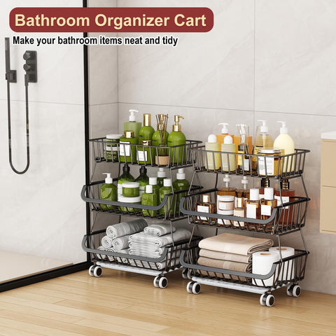 Miyawell pantry stand is ideal for kitchen, pantry, or small-space living.