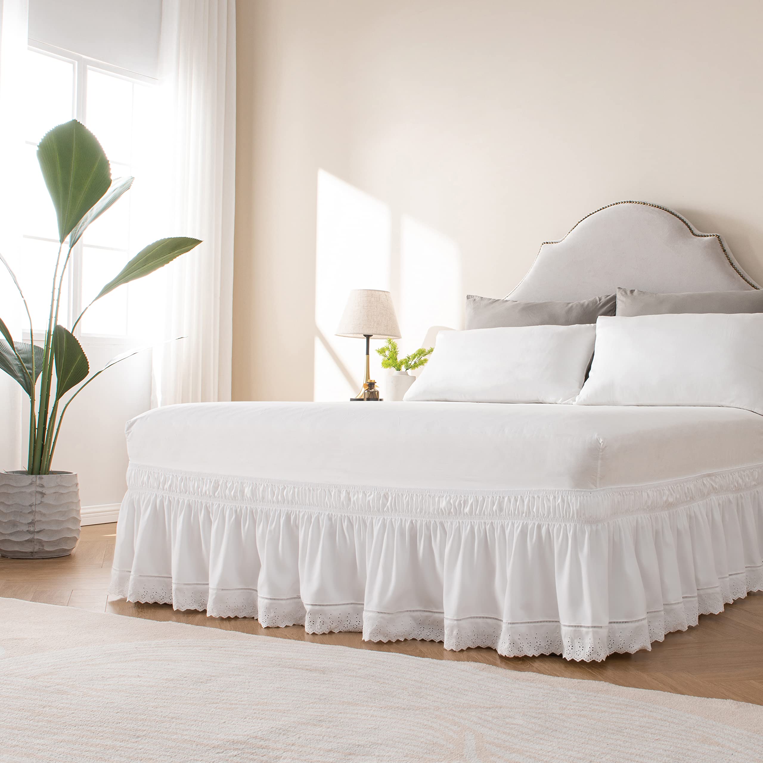 MIYE brushed microfiber bed skirt soft fabric for daily use