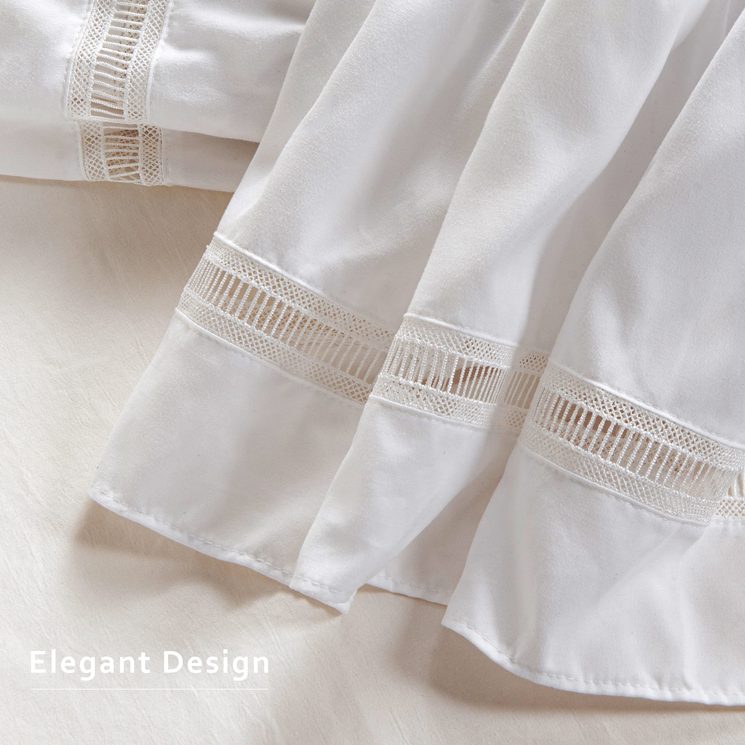 Soft microfiber resists wrinkles and fading for enduring bedroom style