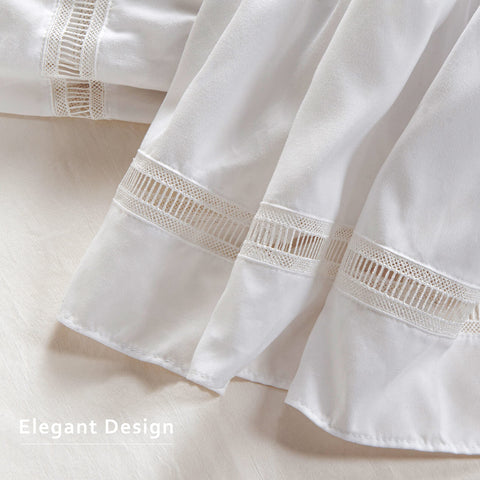 Soft microfiber resists wrinkles and fading for enduring bedroom style