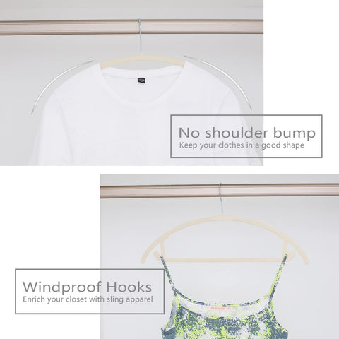 MIZGI durable ABS plastic construction supports heavy garments.