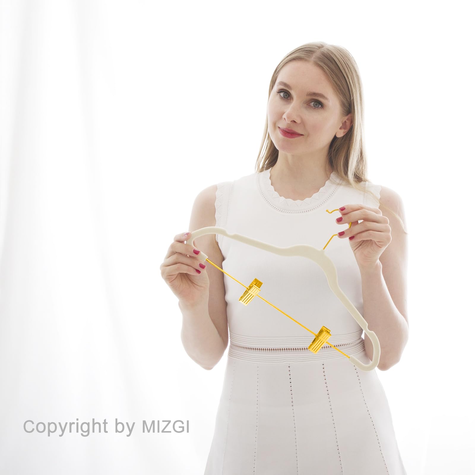 MIZGI dorm-room essential hangers for compact student closets