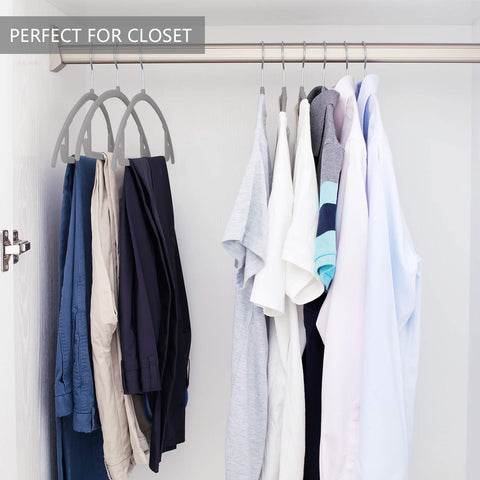 MIZGI heavy-duty ABS construction supports coats and suits