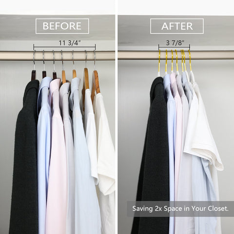 MIZGI heavy-duty ABS hangers support heavier garments