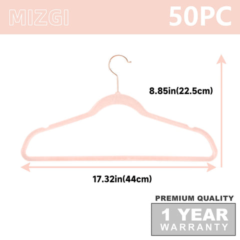 Heavy-duty non-slip hangers keep jackets securely in place