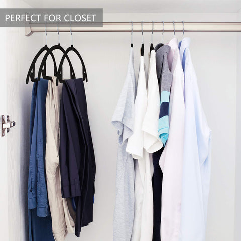MIZGI horizontal accessory bar hangers hold ties and scarves with outfits
