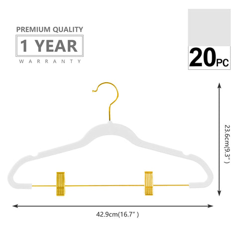 MIZGI non-slip velvet texture prevents slipping of garments.