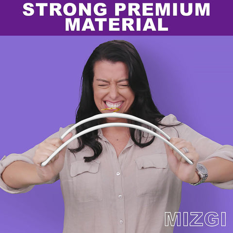 MIZGI non-slip velvet flocked hanger preventing slips on shirts