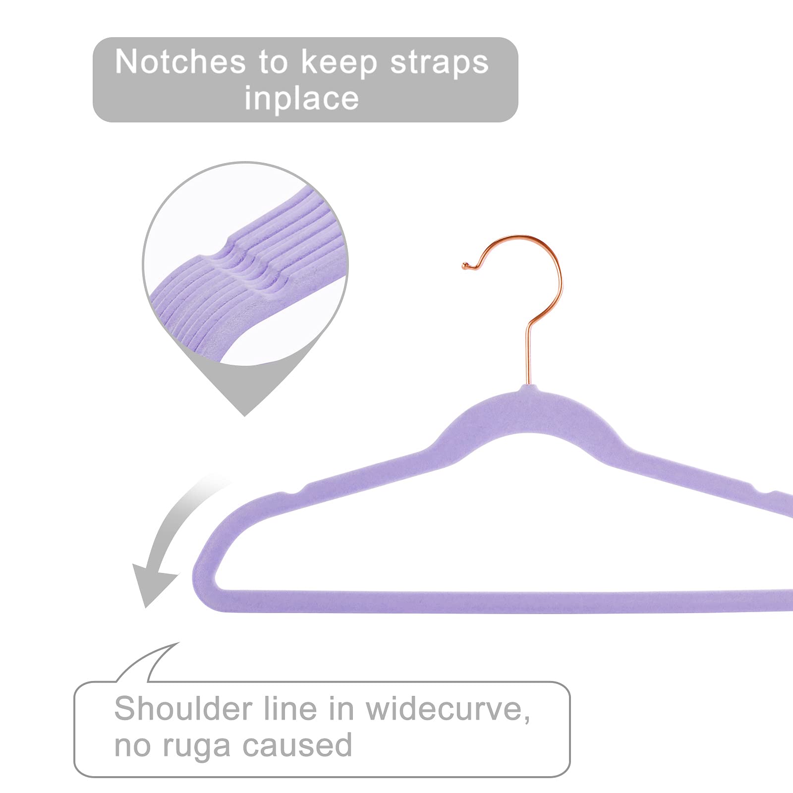 MIZGI pack of 50 hangers helps organize kids' wardrobes efficiently