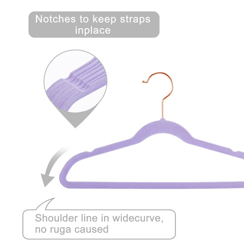 MIZGI pack of 50 hangers helps organize kids' wardrobes efficiently