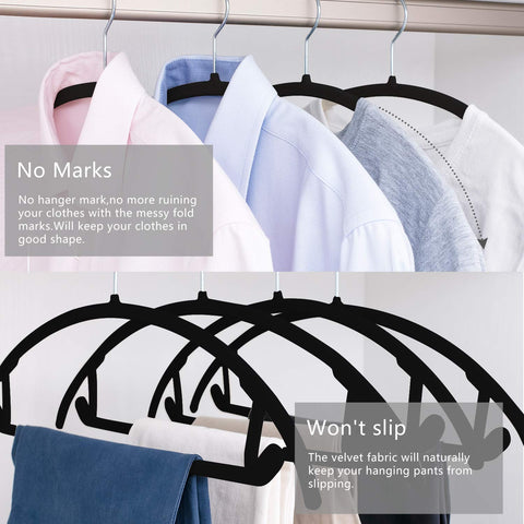 MIZGI Chrome hooks offer 360-degree swivel for easy sorting.