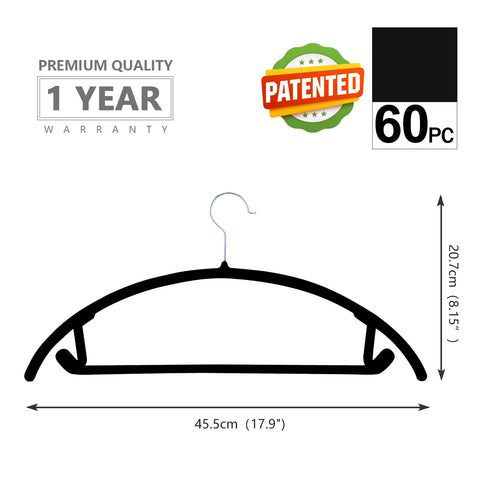 MIZGI velvet non-slip hanger keeps clothes secure and prevents slipping.