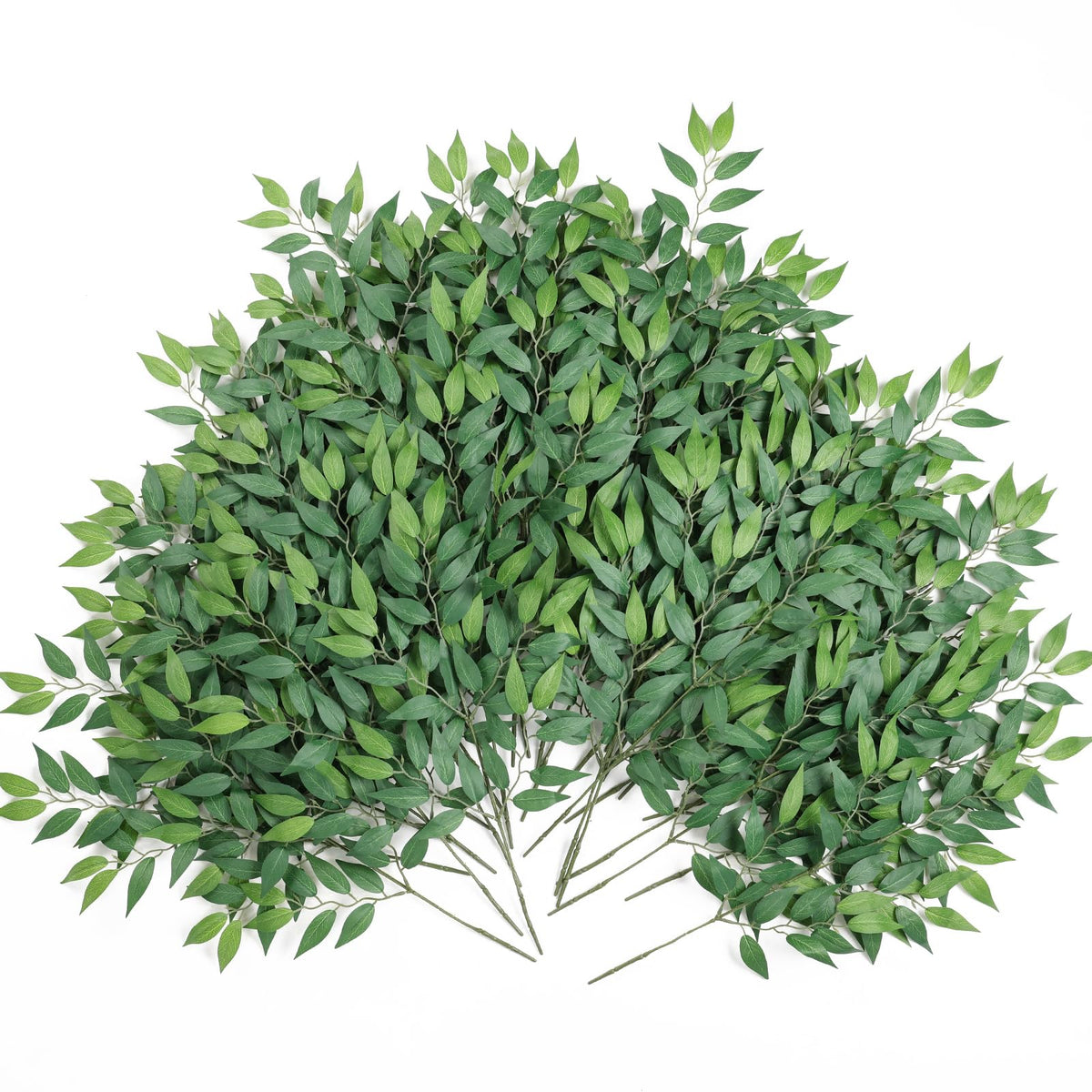 MIZII Italian Ruscus artificial stem enhances centerpiece with silk leaves