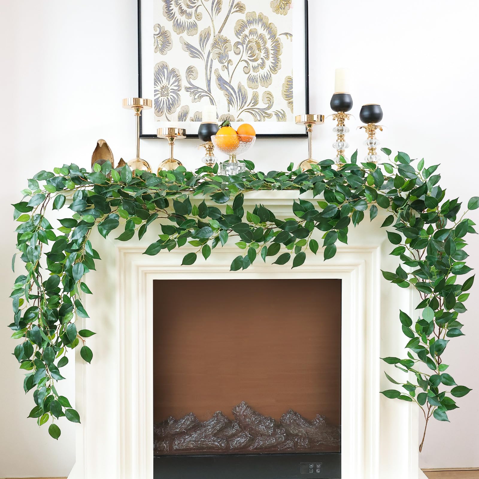MIZII wall decor garland adds lush greenery to rooms