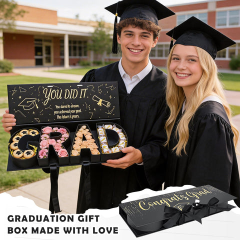 MJuAn Graduation Gift Box 2026 side view shows sturdy construction