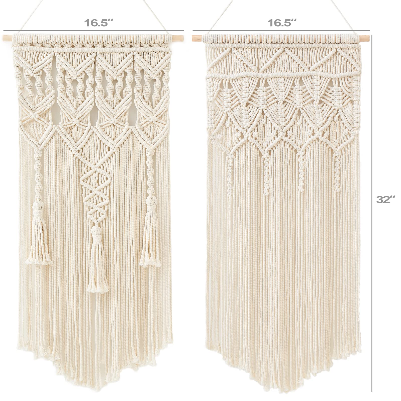 Mkono macrame wall hanging living room corner softens spaces with artisanal charm.