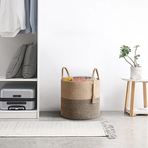 Mkono interior lining protects items inside the basket