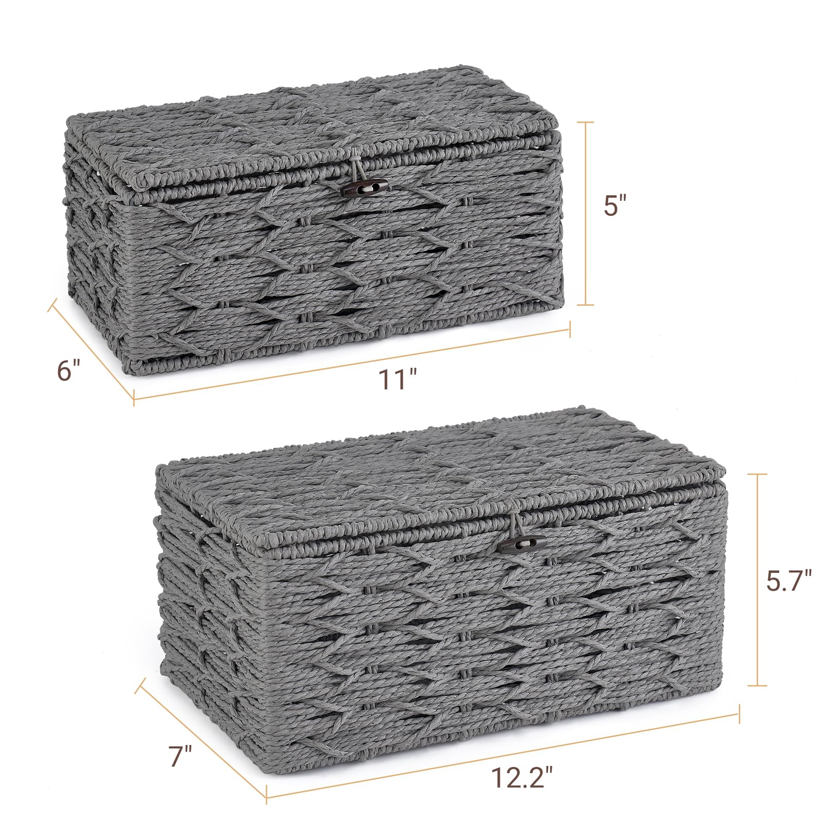 Mkono decorative baskets make gift-ready storage that blends with home decor