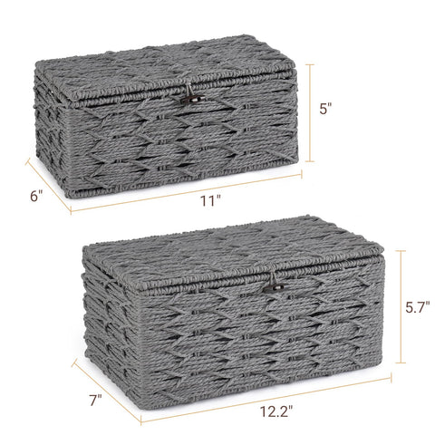 Mkono decorative baskets make gift-ready storage that blends with home decor