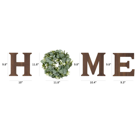 Mkono farmhouse wall sign in dining room setup for cozy ambience