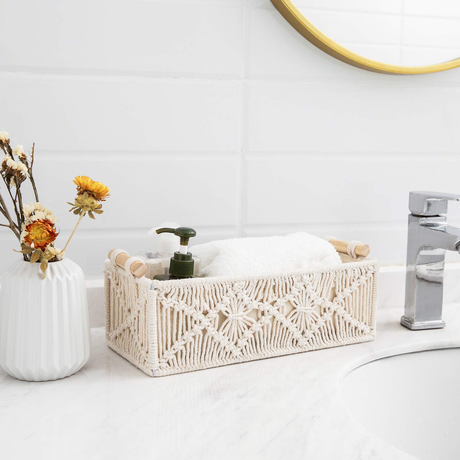 Mkono macrame gift-ready baskets for home decor ideas