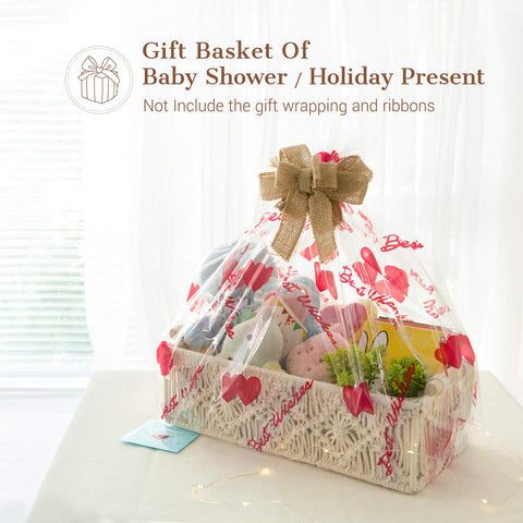 Mkono ivory toy storage baskets suitable for nursery and playtime