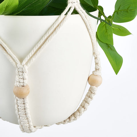 Mkono modern hanging planter elevates decor while staying easy to care for.