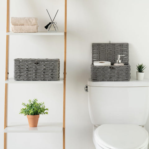 Mkono paper rope weave detail highlights craftsmanship in a durable storage solution
