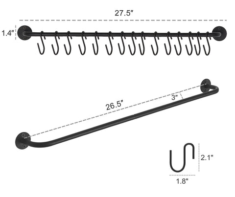 Mkono S-hooks and A-clips offer versatile hanging options for hats.