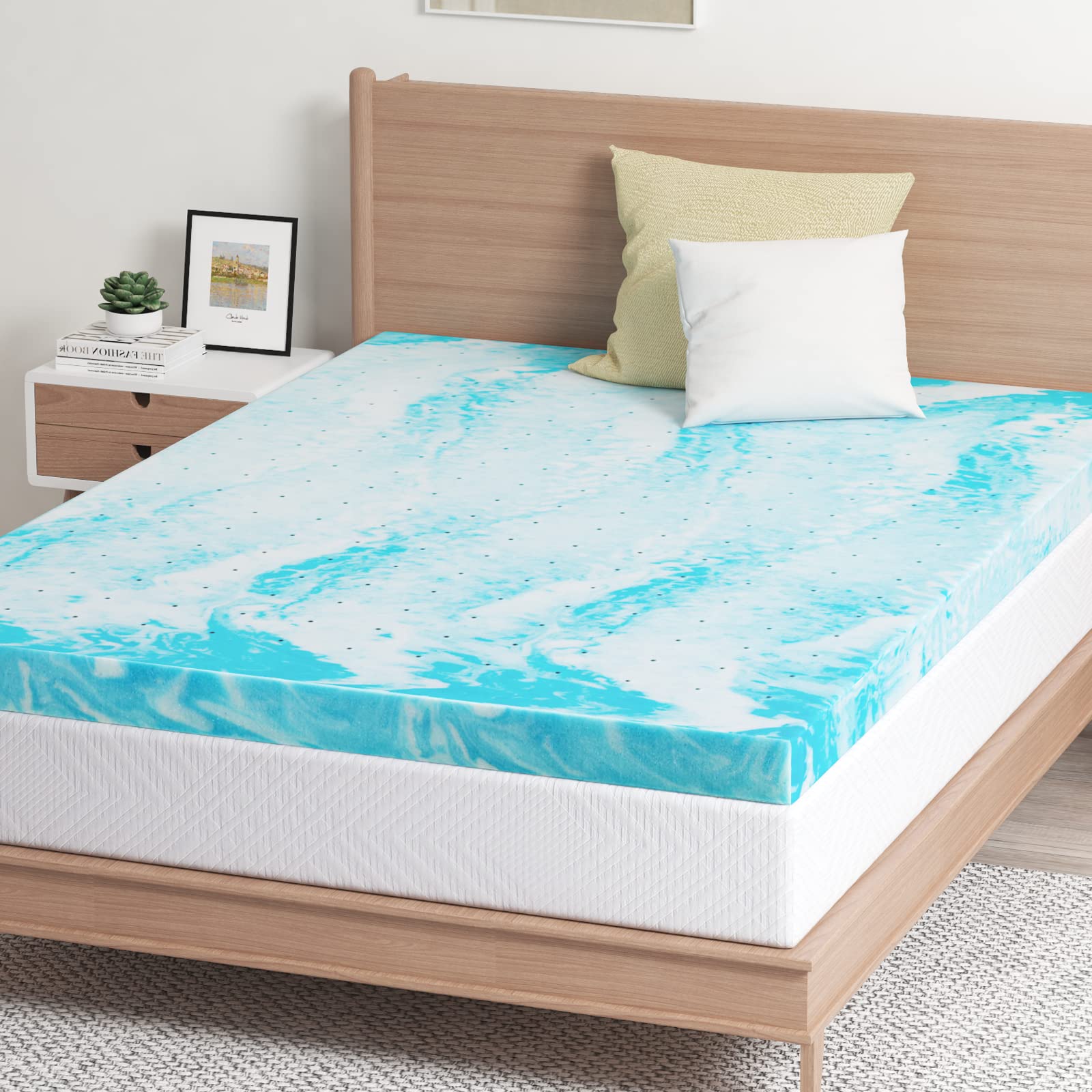 MLILY EGO Topper sits on top of your mattress to soften and support.