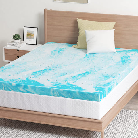 MLILY EGO Topper sits on top of your mattress to soften and support.