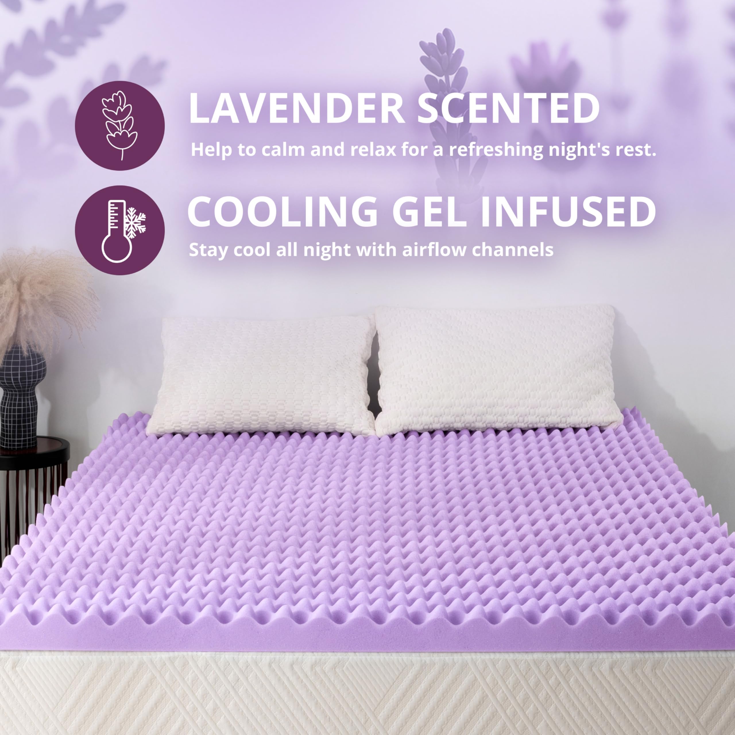 MLILY gel-infused topper demonstrates cooling and body support for better sleep