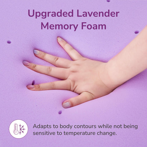 MLILY 3-inch topper supports shoulders, hips, and back for improved comfort