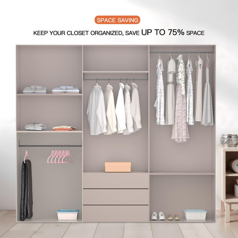 MLKJHHI 60-pack value set keeps closet organized with replacements.