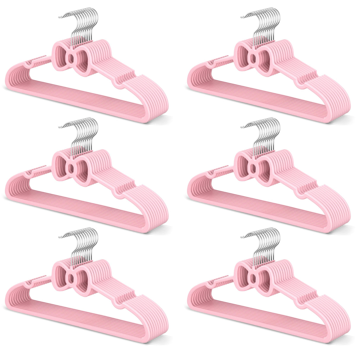 MLKJHHI 15.5-inch butterfly bow hanger for kids, keeping outfits organized and accessible.