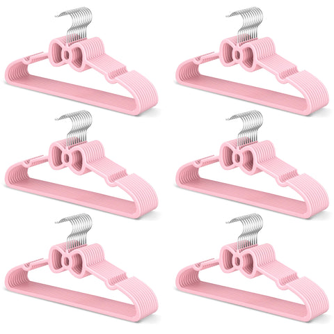 MLKJHHI 15.5-inch butterfly bow hanger for kids, keeping outfits organized and accessible.