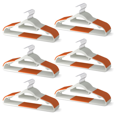 MLKJHHI 60-pack heavy-duty plastic hanger for durable, organized wardrobes.