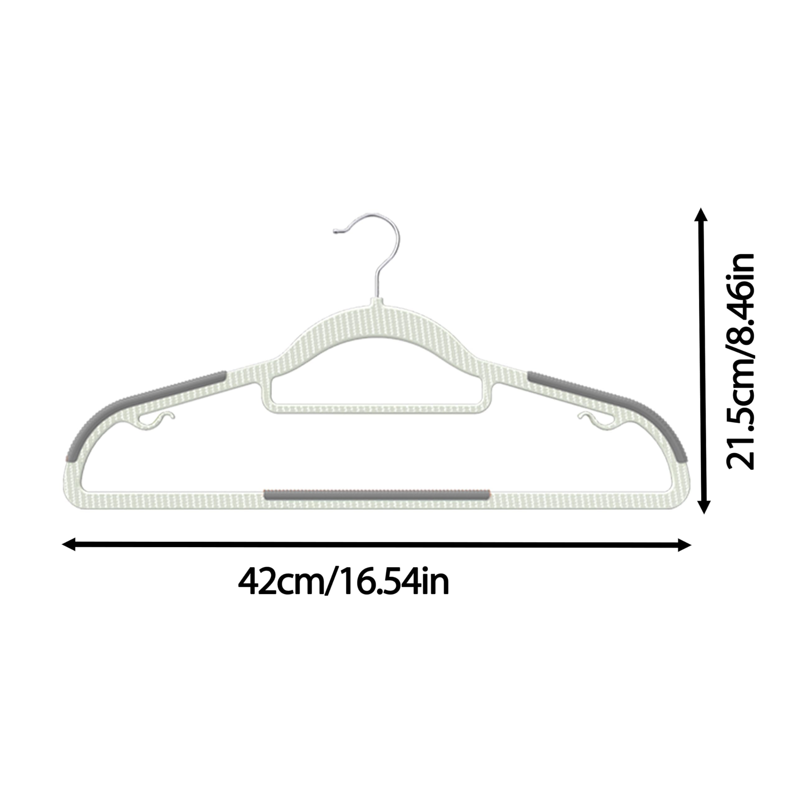 MLKJHHI gray finish blends with any closet or shop display.