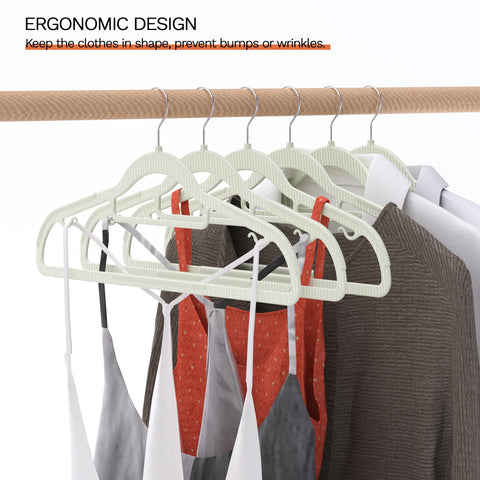 MLKJHHI heavy-duty hanger supports coats without bending.